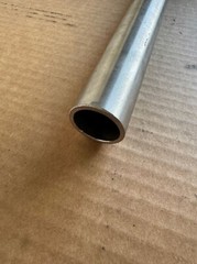 304 Stainless Steel Round Tube, 1.25″ OD x 0.12″ Wall x 9” Length, 1.01″ ID