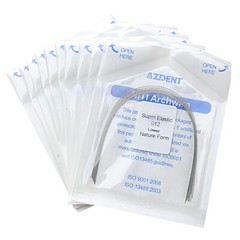 AZDENT Dental Orthodontic Arch Wire Super Elastic NITI Natural Nature Form Round