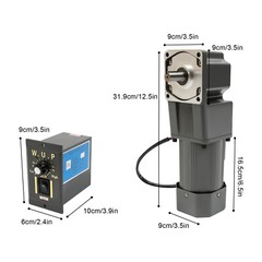 120W 110V 1:30 AC Gear Motor Electric Reversible Speed Reduction Motor 45R/MIN