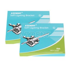 AZDENT Dental Ortho Brackets Brace Self-Ligating Active Mini Roth 022 Hooks 345