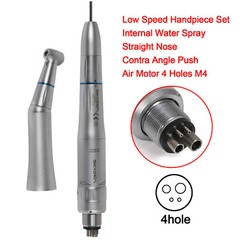 Dental Low Slow Speed Push Button Handpiece Inner Water Spray 4HOLE SKYSEA