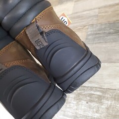 Avenger Reflex Mid Mens Work Boots Sz 9 Brown Black Leather Lace-Up Safety *read