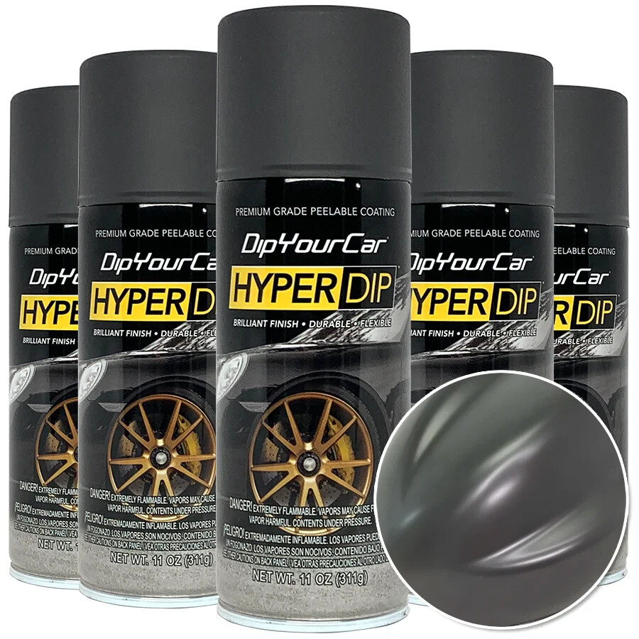 6 PACK – DYC HyperDip Aerosol Nardo Grey (Satin) NEW