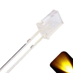 50 x 2x5x7mm Rectangle LEDs Wide Angle Yellow Gold LED Square x 2 5 7 – 7x5x2 mm