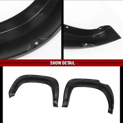 Fender Flares for 2016-2022 Tacoma Paintable Matte Riveted 4PCS