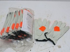 12Pr CORDOVA 8211HVM Driver Gloves Cowhide Standard Grain Leather Hi-Vis Medium