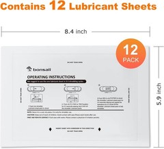 8.4 x 5.9 Inch Paper Shredder Lubricant Sheets – 12 Count for Smooth Shredding