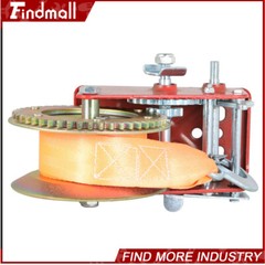 Findmall 3500 LBS Dual Speed Hand Winch Hand Crank Red Strap ATV Trailer Boat
