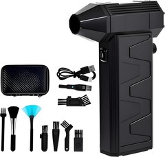 Mini Compressed Air Dry Blower Duster Electric Duster Cleaner Kit 200000RPM