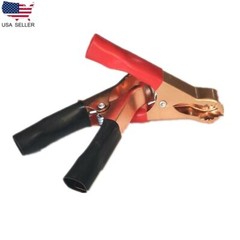 20pcs 80mm 50A Red & Black Car Battery Test Lead Clip Crocodile Alligator Clamps