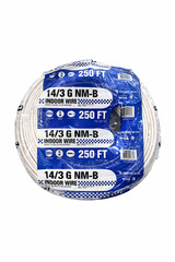 14/3 copper wire 250ft roll, different brands and colors for electricians