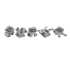 Dental Empower Cear Metal Self Ligating Brackets Orthodontic Braces Roth MBT 022