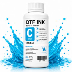 DTF INK CMYKW 5 Color Combo Pack 5 × 1000ml 169 fl oz (33.8 fl oz each)