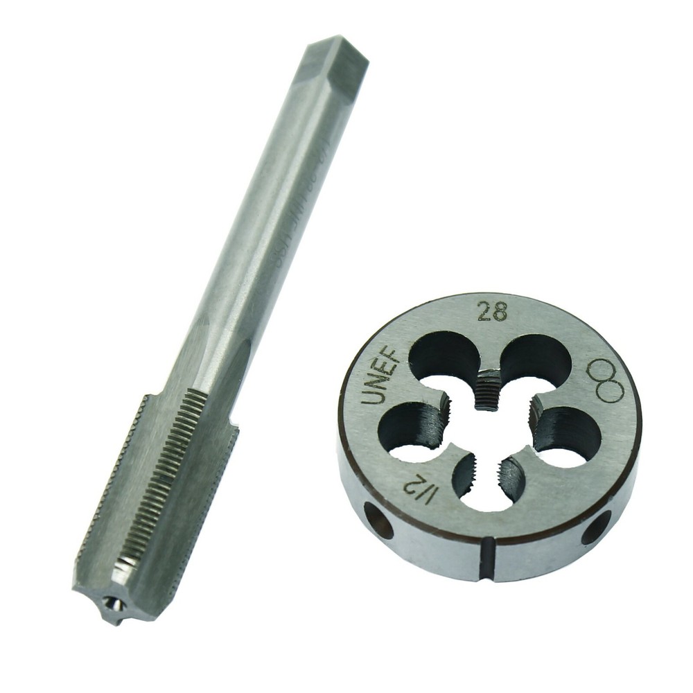 1/2″-28 Tap and Die Set Gunsmithing UNF HSS 1/2″ x 28 22LR 223 5.56 9mm