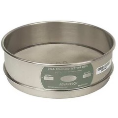 Advantech Manufacturing 200Ss8f Sieve, No 200, S/S, 8 In, Full Ht