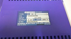 SHINKO BD-02-B PN E4305502406 AC SERVO DRIVE 0.2KW