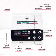 For NSK Style Dental Brushless LED Electric Micro Motor/1:5 Increasing Handpiece