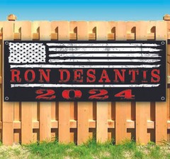 DESANTIS 2024 Banner Advertising Vinyl Flag Sign Many Sizes ELECTION, REPUBLICAN