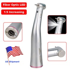 Dental 1:5 Electric Fiber Optic Contra Angle Handpiece Increasing USA