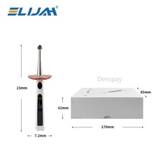 Cordless Dental Light Cure Lamp 4 Modes Metal Head LED 1S Dental Curing Light US