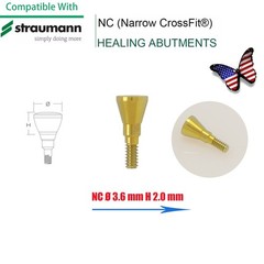 Dental Healing Abutment Cap/Closure Cover Screw Fit Straumann Cross Bone Level