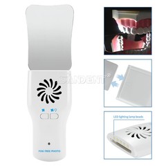 Dental Orthodontic LED Automatic Anti-fog Mirrors for Oral Photography Reflector