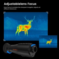 Thermal Monocular AI 384*288 Thermal Imager Night Vision Hunting Camera Scope US