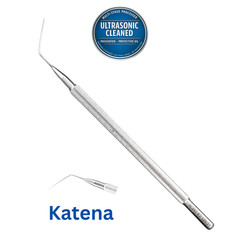 Katena K3-5002 Reversed Sinskey Hook, Blunt 0.2mm Tip, Delicate, Angled, 4-5/8″