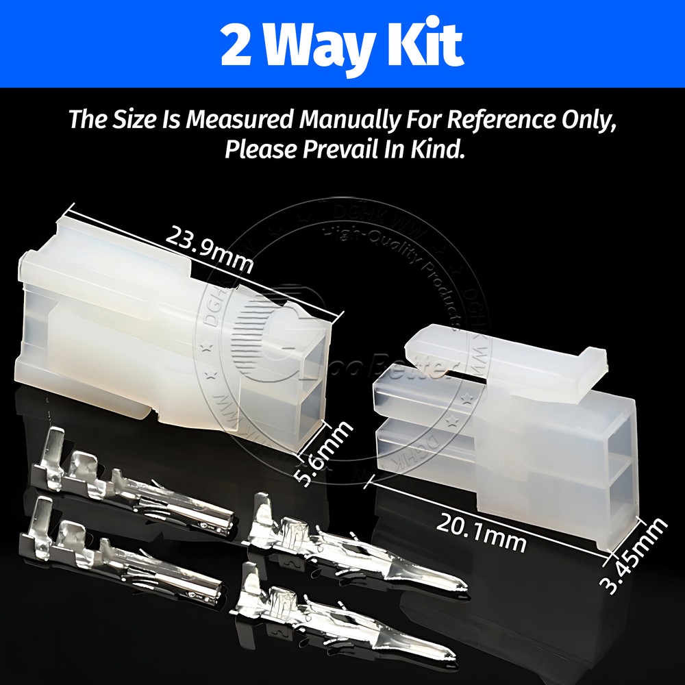Molex 2 To 24 Pin Way 4.2mm Multi Plug Connector Sets Male + Female + Terminal