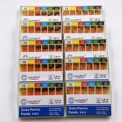 Dental Endodontic Absorbent Paper Points Gutta Percha Taper 0.02 0.04 0.06