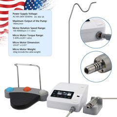 Mini Dental Brushless Implant Motor System 20:1 LED Contra Angle Handpiece