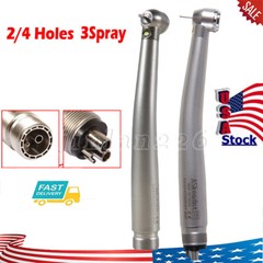 Pieza de mano LED turbina alta velocidad fibra óptica dental estilo NSK 2/4HOLES