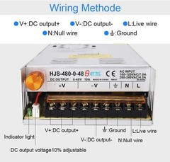 Digital Display 480W Power Supply Voltage Regulator
