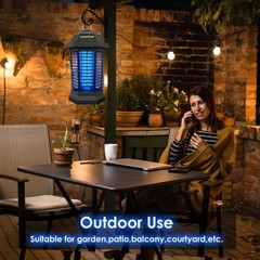 Gootop Bug Zapper Outdoor Mosquito Zapper 3 Prong Plug In Electric Fly Zapper