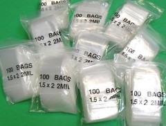 2000 Clear 2 Mil Bags 1.5×2 Poly Bag Mini 2Mil Reclosable Baggies 1-1/2″ x 2″