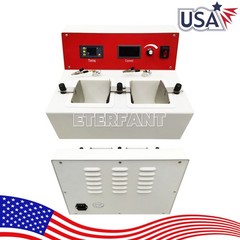 Dental Lab Electrolytic Polish Machine with Two electrolytic Cells 110V 250W