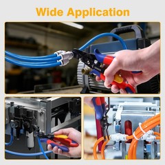 Air Line Removal Tool for 1/4”, 5/16” Push to Connect Fittings, Push-Fit Air …