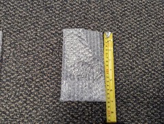 Pack of 10 Fold seal Clear Bubble Out Pouches Bags for Wrap Cushioning, 4″ x 7.