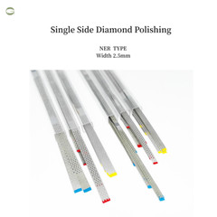 2.5mmDental Single Side Diamond Polishing Finishing Strips Metal Polishing Sands