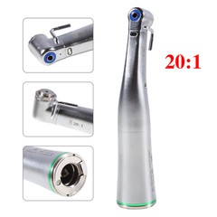 Dental 20:1 LED Handpiece Fiber Optic Implant Reduction Contra Angle Push Or