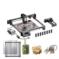 RAY5 20W Laser Engraver+Air Assist Kit+Roller kit+8 Pcs Raiser+Honeycomb 440mm