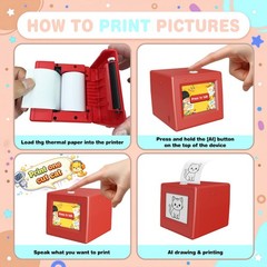 Bioetva Ai Smart Voice Sticker Printer Smart Thermal Sticker Printer Voice