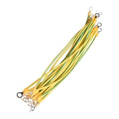 Ground Wire 10cm/20cm/30cm 20pcs BVR Solar PV Ground Wire Yellow-green