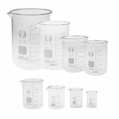Borosilicate Glass Beakers, Tall-Form5/10/25/ 50/100/150/200/250/500/1000/3000ml