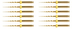For Calcific Curved Root Canals 12 ProTaper Gold Files 19mm SX U.S.