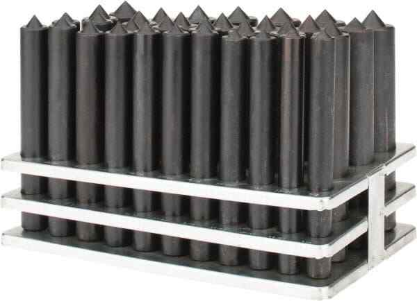 Value Collection 33 Piece Transfer Punch Set, 1/2″ to 1″ Punch Size, Round Shank