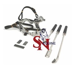 Equine Dental Kit 4000 Series Speculum and 3 Floats with Blades