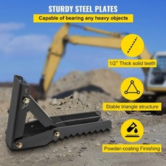 Landhonor 32/36in Excavator Thumb Universal Steel Plate Claw for Backhoe