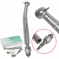 YABANGBANG Dental High Speed Handpiece with 4 Holes Quick Coupler 360° Swivel
