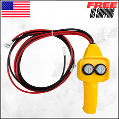 Electric Winch Handheld Wired Remote Controller Replacement Switch Yellow 12V